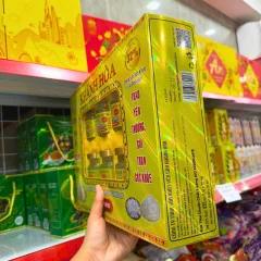 Shop sỉ yến Chưng Đường Phèn Khánh Hòa KHNest 32% Hộp Vàng 6 Hủ 70ml