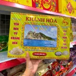 Shop sỉ yến Chưng Đường Phèn Khánh Hòa KHNest 32% Hộp Vàng 6 Hủ 70ml