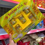 Saminest Yến Chưng Đường Phèn Khánh Hòa 28%, 5 Hủ 70ml Hộp Vàng