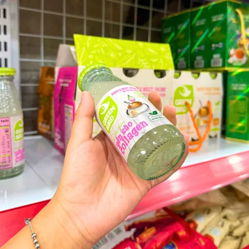Lốc 6 chai Yến Sào Collagen Green Bird 185ml
