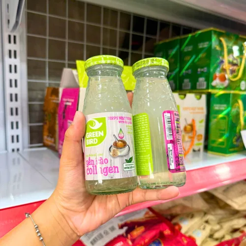 Lốc 6 chai Yến Sào Collagen Green Bird 185ml