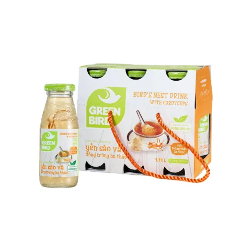 Chuyên sỉ yến Sào Đông Trùng Hạ Thảo Green Bird Lốc 6 Chai 185ml – một lựa chọn đáng tham khảo trong Green Bird