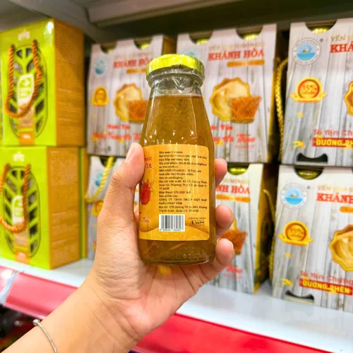 Lốc 4 chai yến sào Suminest Khánh Hòa đông trùng hạ thảo 35% 180ml