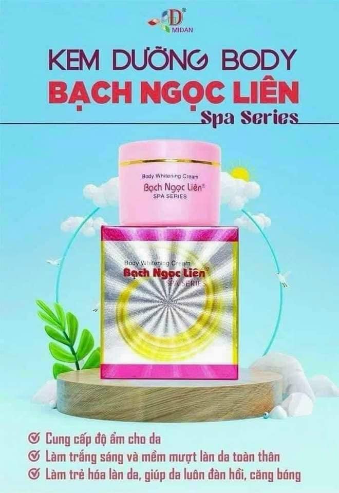 kem dưỡng Body Bạch Ngọc Liên Hồng Spa Series 80gr