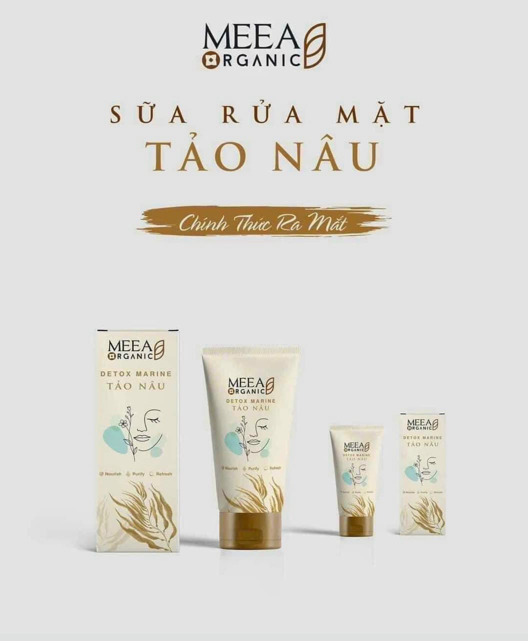 Sửa Rửa Mặt Tảo Nâu Detox Marine  100g + Tặng 1 tuýp srm mini 30g