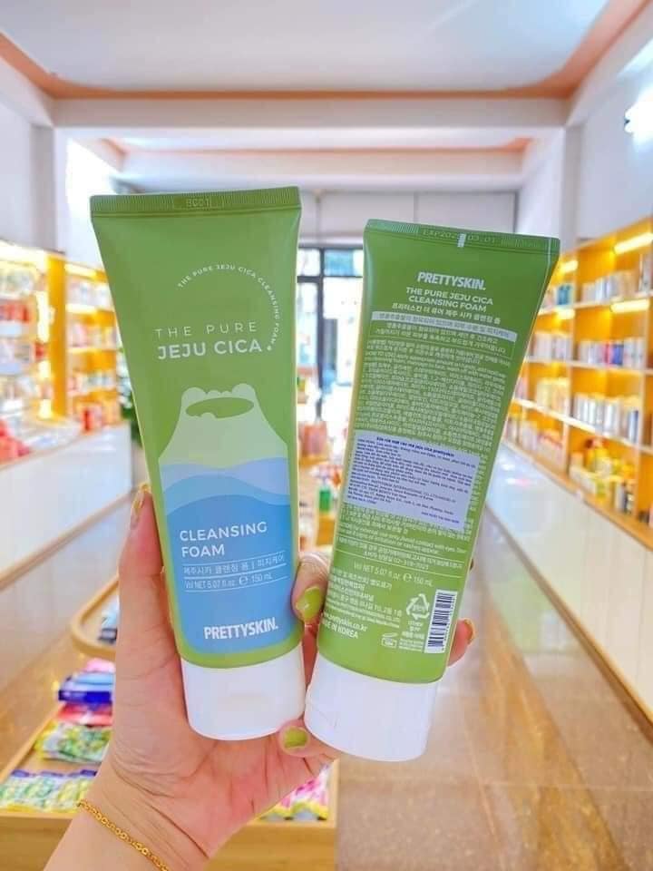 Sữa Rửa Mặt Rau Má PrettySkin Tiễn Mụn Đi Xa