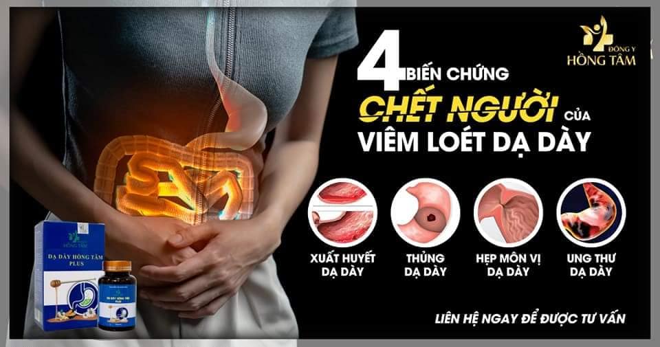 Viên Dạ Dày Hồng Tâm Plus  Giải pháp được hàng triệu người Việt tin dùng