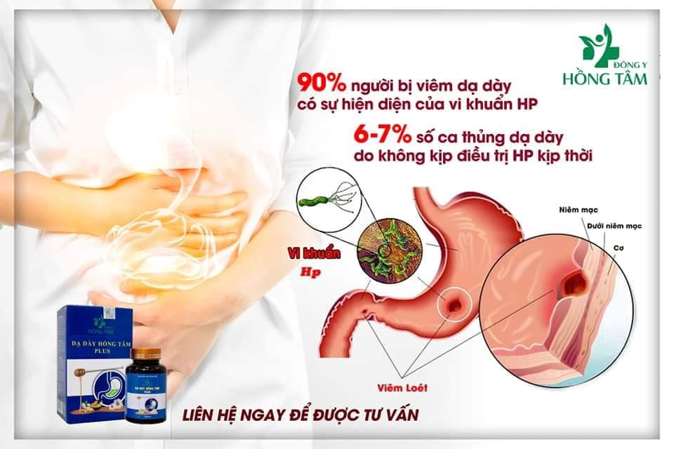 Viên Dạ Dày Hồng Tâm Plus  Giải pháp được hàng triệu người Việt tin dùng