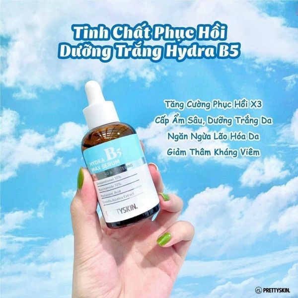 Serum B5 Phục Hồi Da PrettySkin  cấp nước  dưỡng ẩm  phục hồi da vô cùng hiệu quả