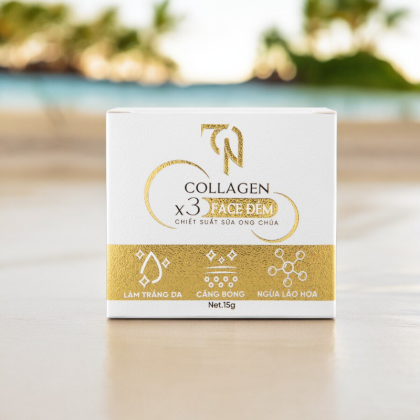 Kem Face Collagen X3 TN Ban Đêm Mỹ Phẩm Đông Anh 15g