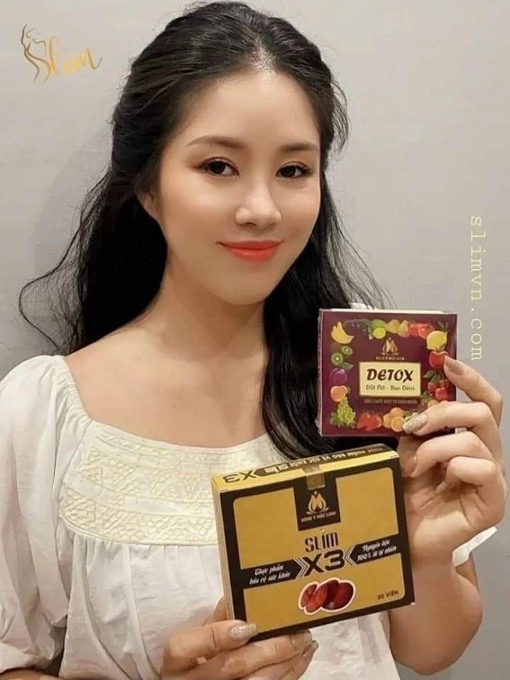 Giảm cân  SlimX3 Đông y Mộc Linh dành cho cơ địa khó giảm