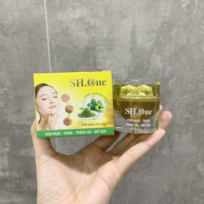 Kem Mụn Thâm Dưỡng Trắng Da SH One Chiết Xuất Rau Diếp Cá chính hãng