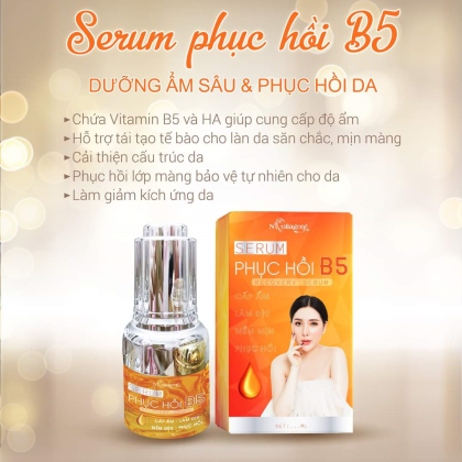 Serum Phục Hồi Da B5 N Collagen thay nang chinh phục tính da khó chiều nhất