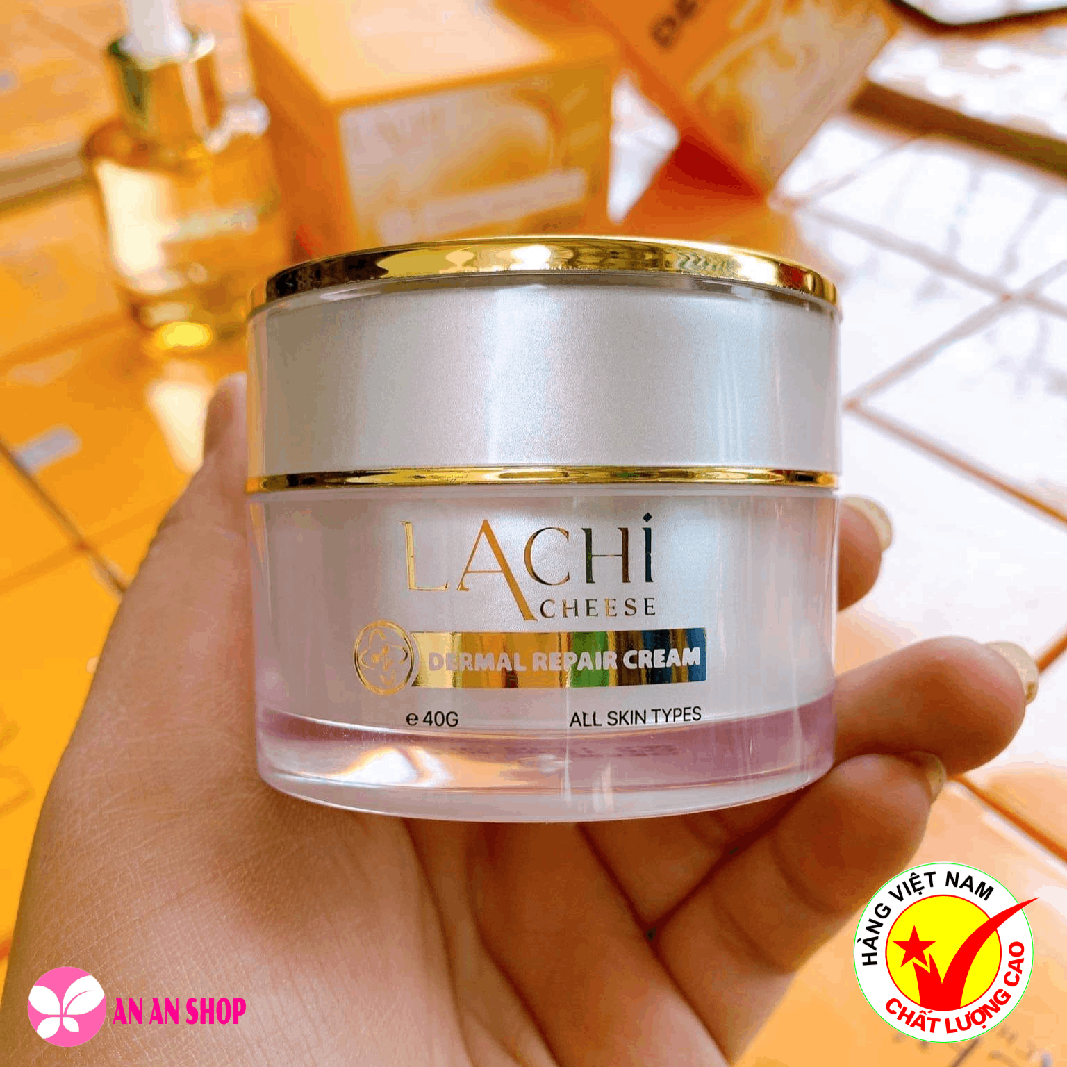 Kem dưỡng phục hồi Dermal Repair Lachi có thành phần chính là Rễ sâm đương quy