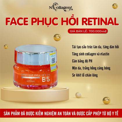 Kem Face Phục Hồi Da B5 N Collagen Tái tạo nền da mới khỏe đẹp hơn