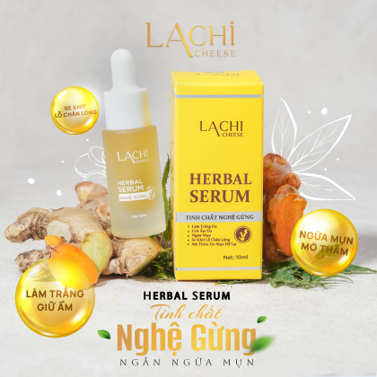 Toả sáng tự tin cùng Serum trị mụn tinh chất nghệ gừng LaChi