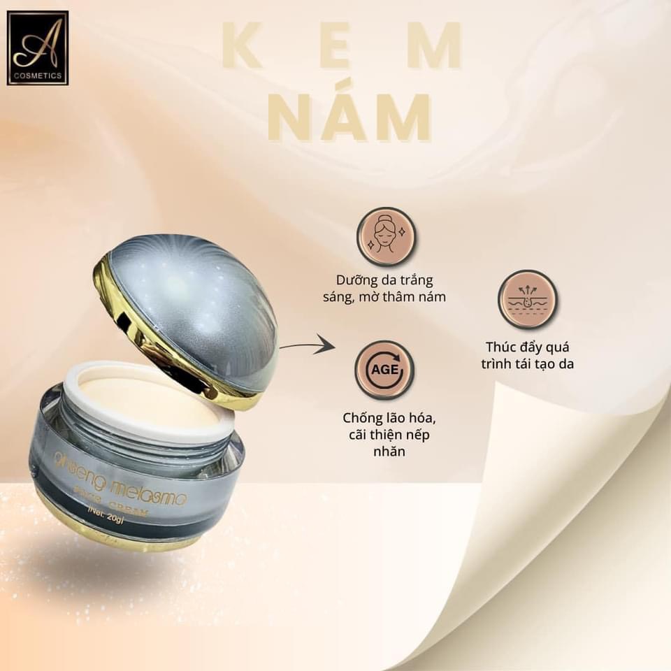 Tạm Biệt Nám Sạm Với Kem Nám Nhân Sâm Dưỡng Trắng