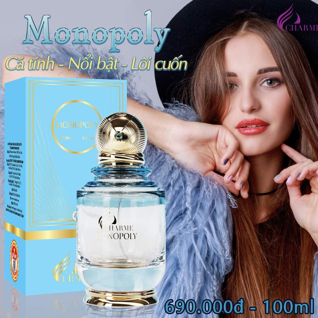 Nước Hoa Nữ Charme Monopoly  Cá tính gợi cảm quyến rũ nổi bật và lôi cuốn