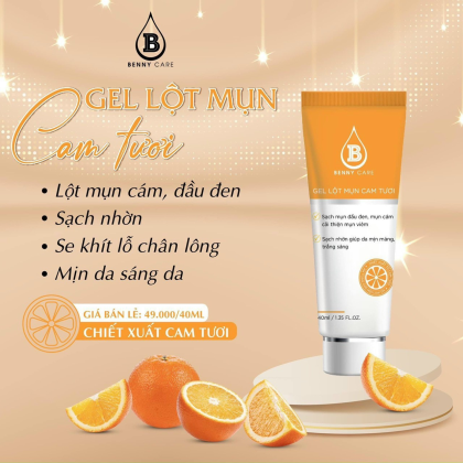 Gel Lột Mụn Cam Tươi MD Beauty Benny Car