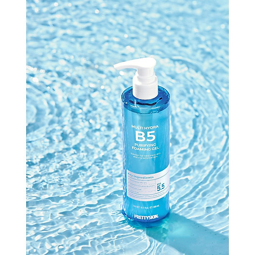Gel Rửa Mặt Pretty Skin Multi Hydra B5 Purifying Foaming Gel