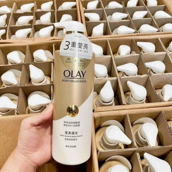 Sữa Tắm Trắng Da Olay B3 Vitamin C Bản Trung Tắm lên cái mà da trắng sáng ẩm mịn mê gì đâu