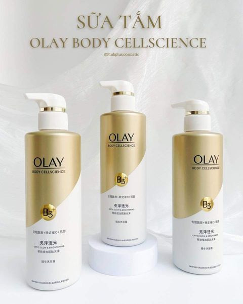 Sữa Tắm Trắng Da Olay B3 Vitamin C Bản Trung Tắm lên cái mà da trắng sáng ẩm mịn mê gì đâu