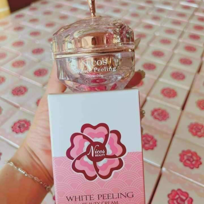 kem face peel da Nicos Cải thiện kết cấu da, đem lại sắc da mịn màn trắng sáng.