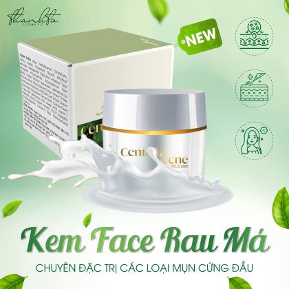 Kem Face Mụn Rau Má Jiuhe Centella Acne Thanh Tô Cosmetics 10g chính hãng