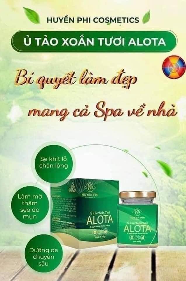 Mặt Nạ Ủ Tảo Xoắn Tươi Huyền Phi ALOTA