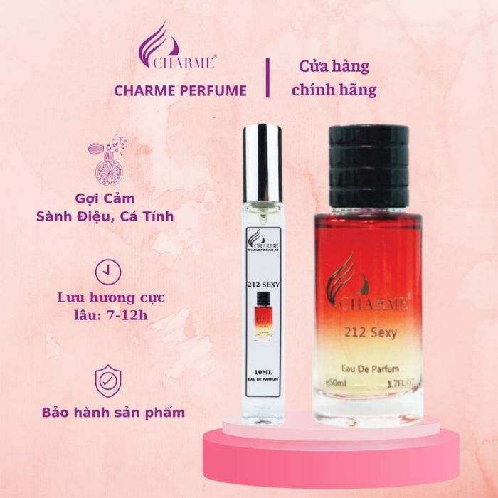 nước hoa nam Charme 212 Sexy 10ml