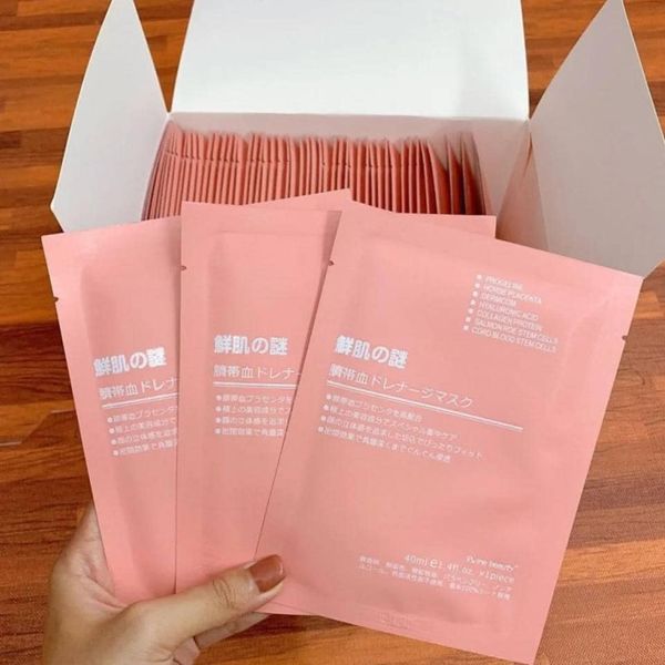 Mặt Nạ Tế Bào Gốc Nhau Thai Rwine Beauty Cao Cấp Nhật Bản 100% tự nhiên