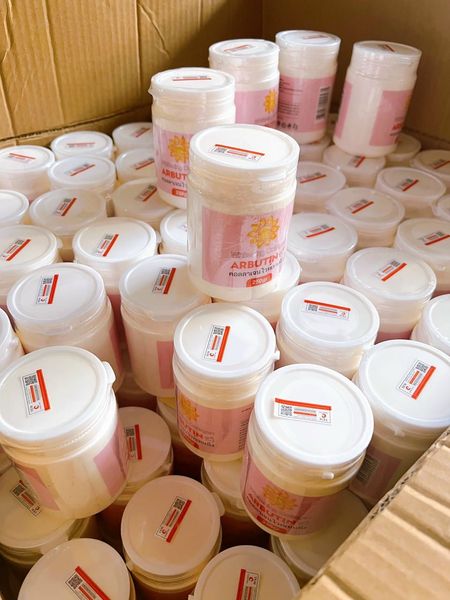 Kích Trắng Abutine 100g Màu Hồng chất kem bao xịn