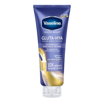 Kem Dưỡng Thể Vaseline Màu Xanh 10X Gluta Hya Overnight Thái Lan mẫu mới