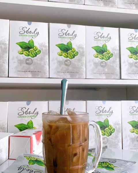 Nấm Giảm Cân Sbody Green Coffee Dạng Bột giảm  cân hiệu quả