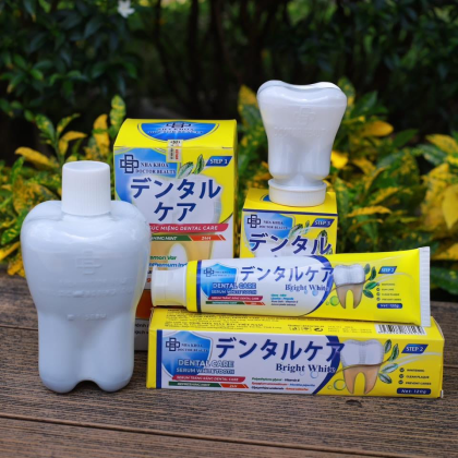 Combo Serum Trắng Răng Dental Care + Nước Súc Miệng Dental Care Nha Khoa Doctor Beauty Tặng Bột Trắng Răng