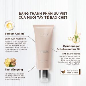 Muối tẩy tế bào chết cho da đầu màu vàng Vi Jully Cosmetic