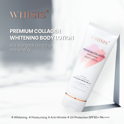 Kem Body Whisis Premium Collagen Whitening Body Loiton Dưỡng Trắng Da