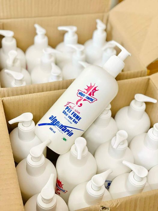 Sữa Tắm Cá Ngựa Algemarin Hương Nước Hoa Chai Vòi 600ml