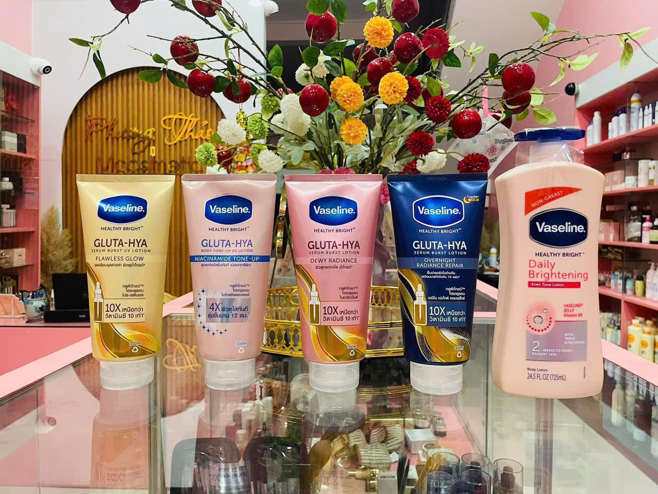 Vaseline shop  sẵn đủ mẫu ạ