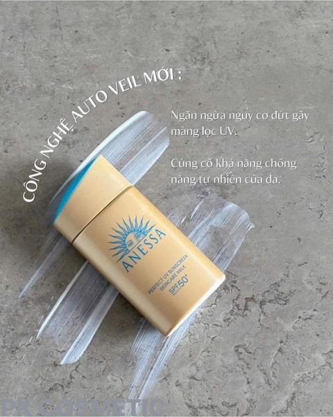 kem chống nắng Anessa màu nâu 60ml mẫu mới nhất năm 2024