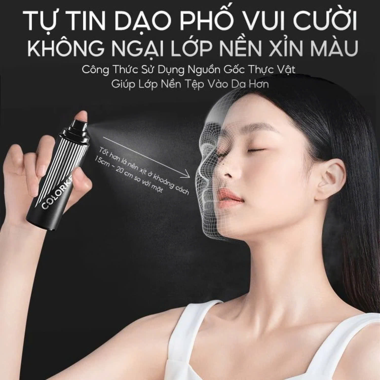 Xịt khóa nền Colorkey