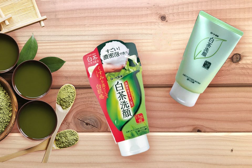Sữa Rửa Mặt Rohto Shirochasou Trà Xanh Nhật Bản 120g