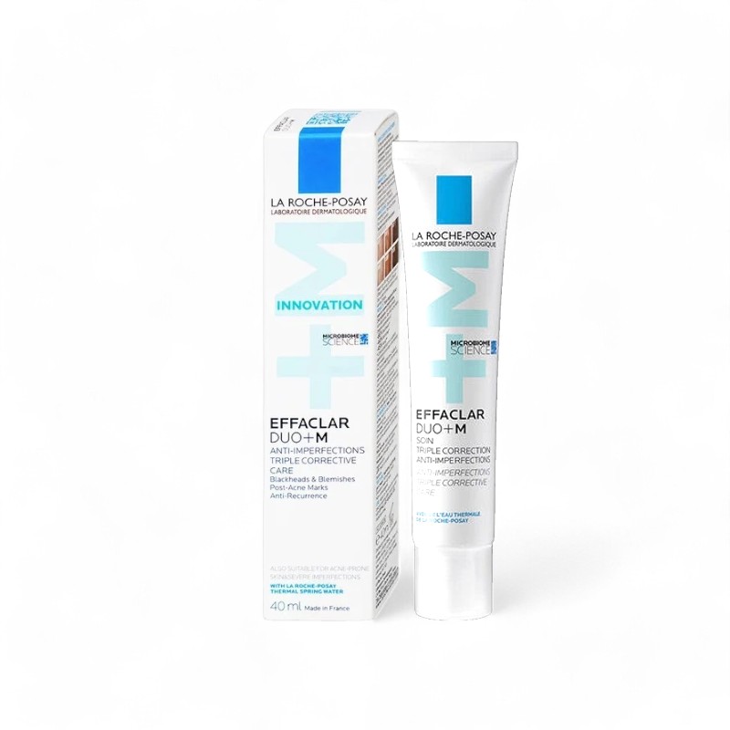 Kem Dưỡng Da Giảm Mụn La Roche - Posay Effaclar Duo+M 40ml Phù Hợp Với Da Mụn