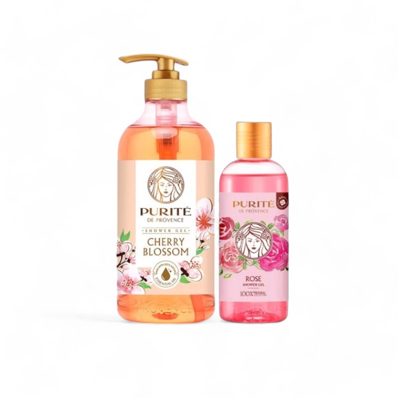 Sữa Tắm Trắng Da Purité Hương Hoa Anh Đào Cherry Blossom 850ml