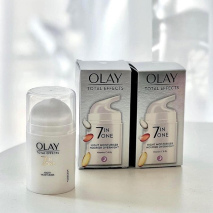 Kem Dưỡng Olay Total Effects 7 in 1 Ban Đêm 50ml Giảm và làm mờ vết nhăn