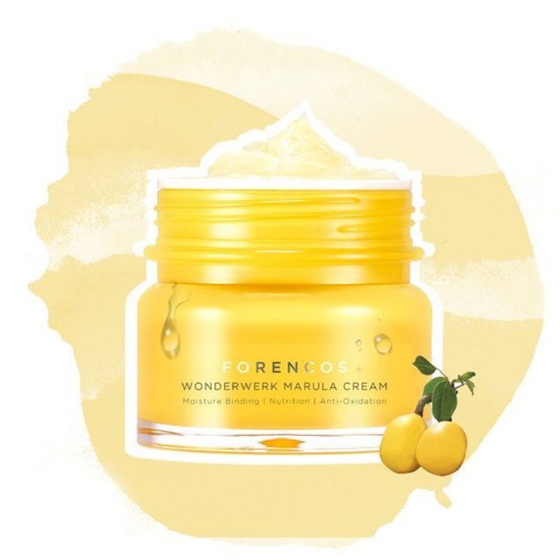 Kem Dưỡng Ẩm, Trắng Da, Cải Thiện Nám, Ngăn Ngừa Lão Hóa Da Ban Đêm Forencos Wonderwerk Marula Cream 50ml