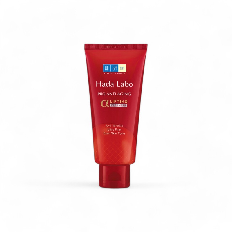 Sữa Rửa Mặt Hada Labo Màu Đỏ Pro Anti Aging Chống Lão Hoá da 80g