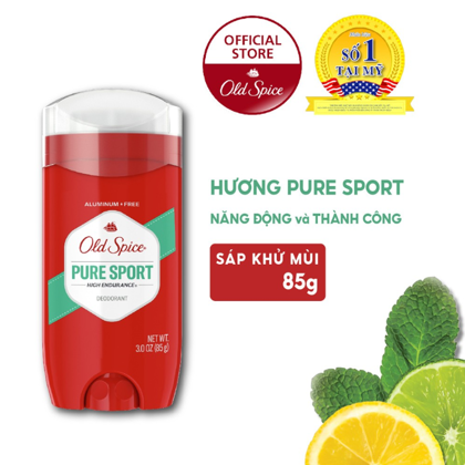 Lăn Sáp Khử Mùi Old Spice Pure Sport Mỹ 85g