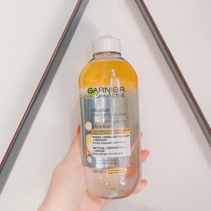 Nước Tẩy Trang Làm Sạch Sâu Lớp Trang Điểm Garnier Micellar Oil-Infused Cleansing Water For All Skin Types 400ml