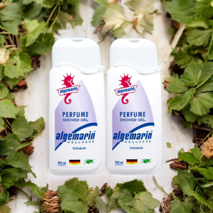 Sữa tắm cá ngựa  Algemarin Perfume Shower chai vuông - thơm ngát, đặc trưng của Đức